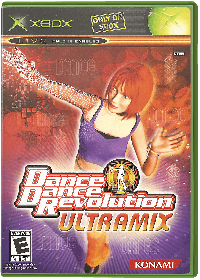 Dance Dance Revolution Ultramix Xbox US box art